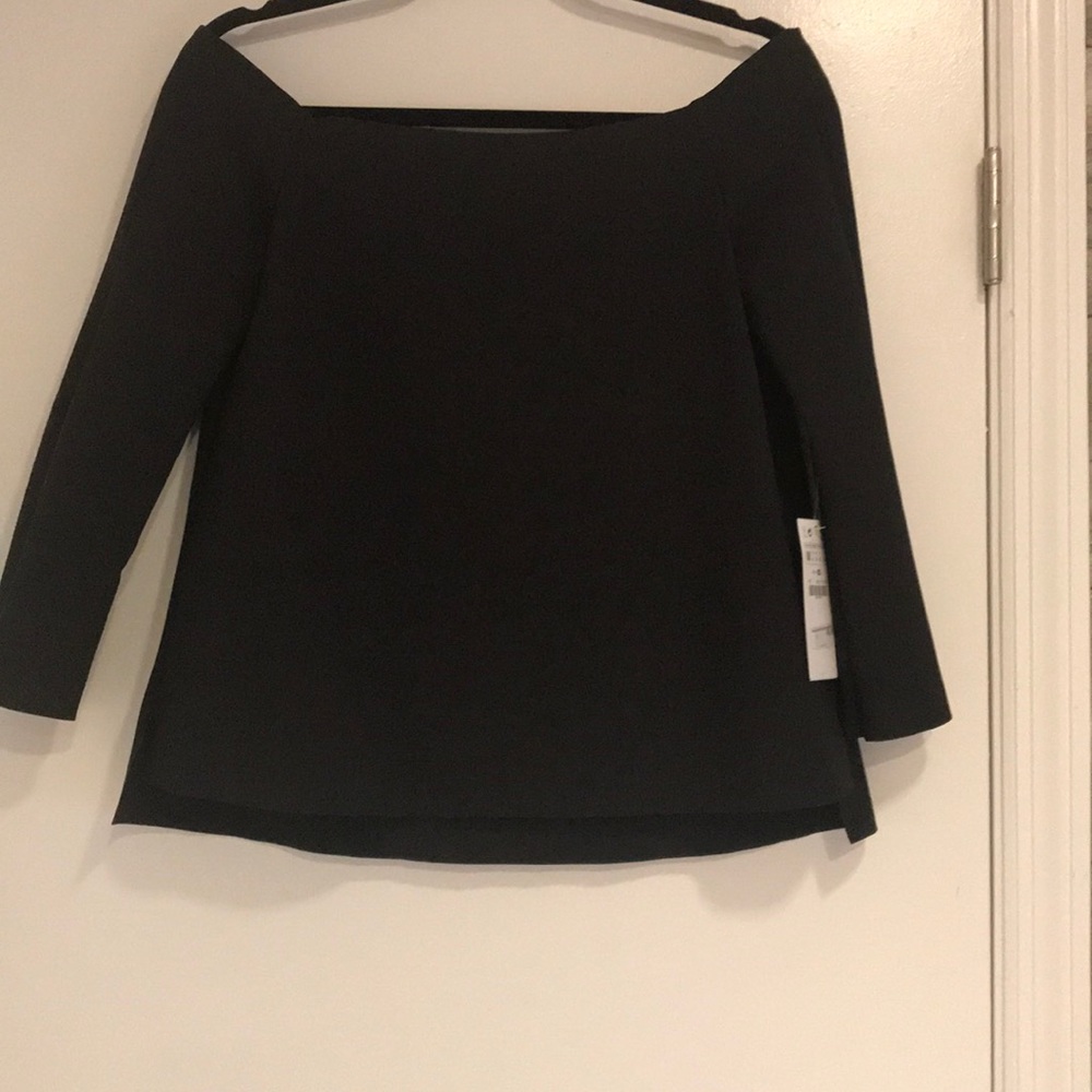 Zara off the shoulder black top size m